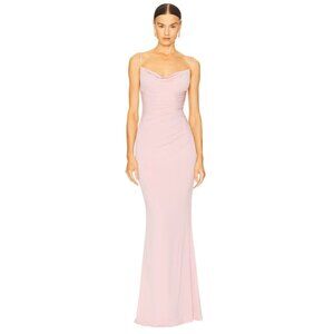 Katie May X Revolve Surreal Dress in Rose Quartz Small New Womens Maxi Gown